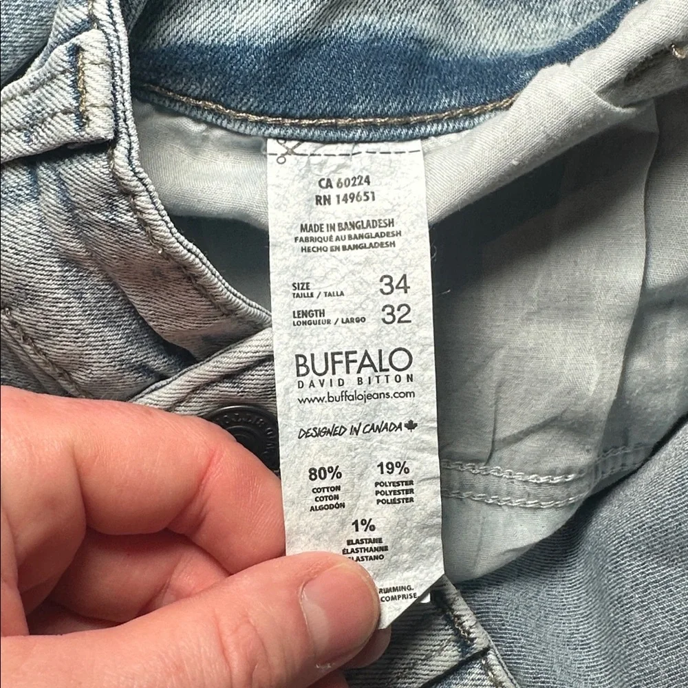 Buffalo David Bitton Ash Slim Stretch Jeans - 34x32